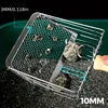 Wood Handle Cat Litter Shovel Metal Scooper with Hook Portable Stainless Steel Sifting Kitten Toilet Pet Products Cleaning Tool 4