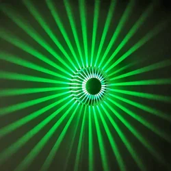 Vibrant LED Ceiling and Wall Light Sconce for Versatile Indoor Decor (Green light)