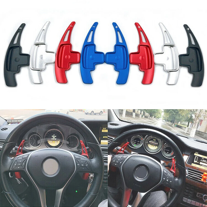 For Mercedes Benz A B C E Gle Class W176 W205 W246 C117 W218 Steering Wheel Paddle Shifter Extension Aluminum Shift Paddle Blade