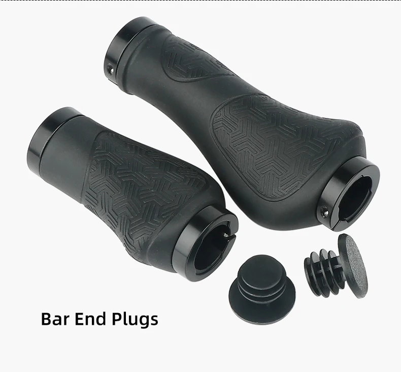 Description Picture 6 of itemDeemount Handlebar Grips Long 133mm Short 93mm for Twist Shifter Dual Ring Lock Hand Rest Fit MTB, BMX, e-Bike Commuter Bike