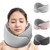 Memory Sponge Neck Pillow Adjustable Size U-shaped Neck Pillows Portable Nap Pillow For Travel Working Cervical Vertebra Protect 1