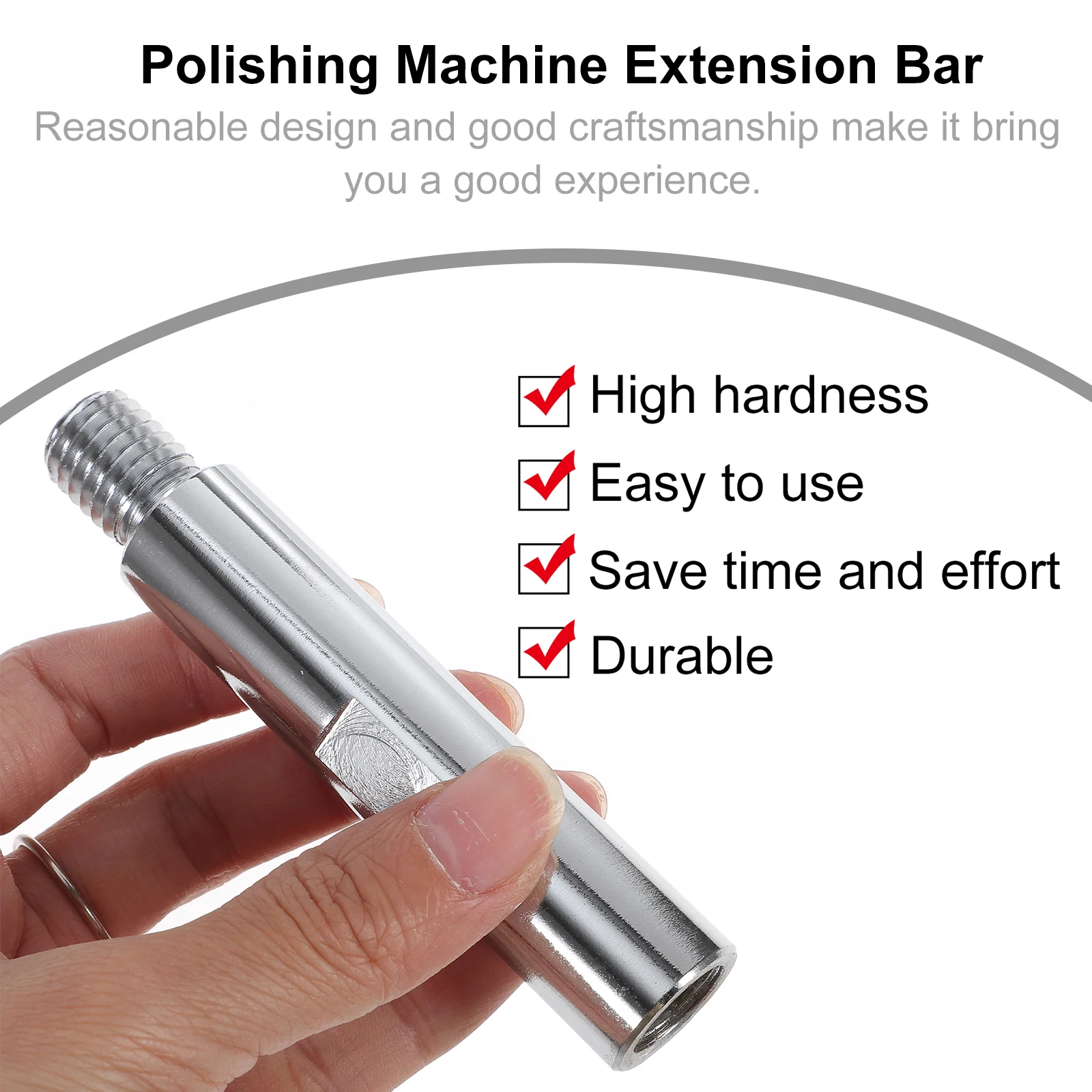 Angle Grinder Extension Rod for Car Polisher Rotary Extended Connecting Polishing Pad Shaft Pole