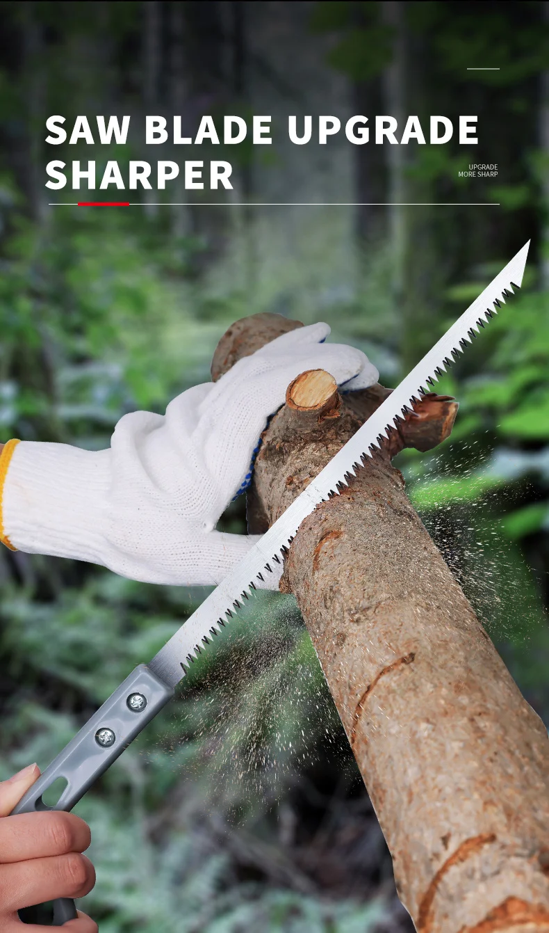 Description Picture 5 of itemDetachable Chicken Tail Saw Garden Gardening Saw Tree Felling Fast Cutting Labor-saving Wood Working Swallow Tail Saw