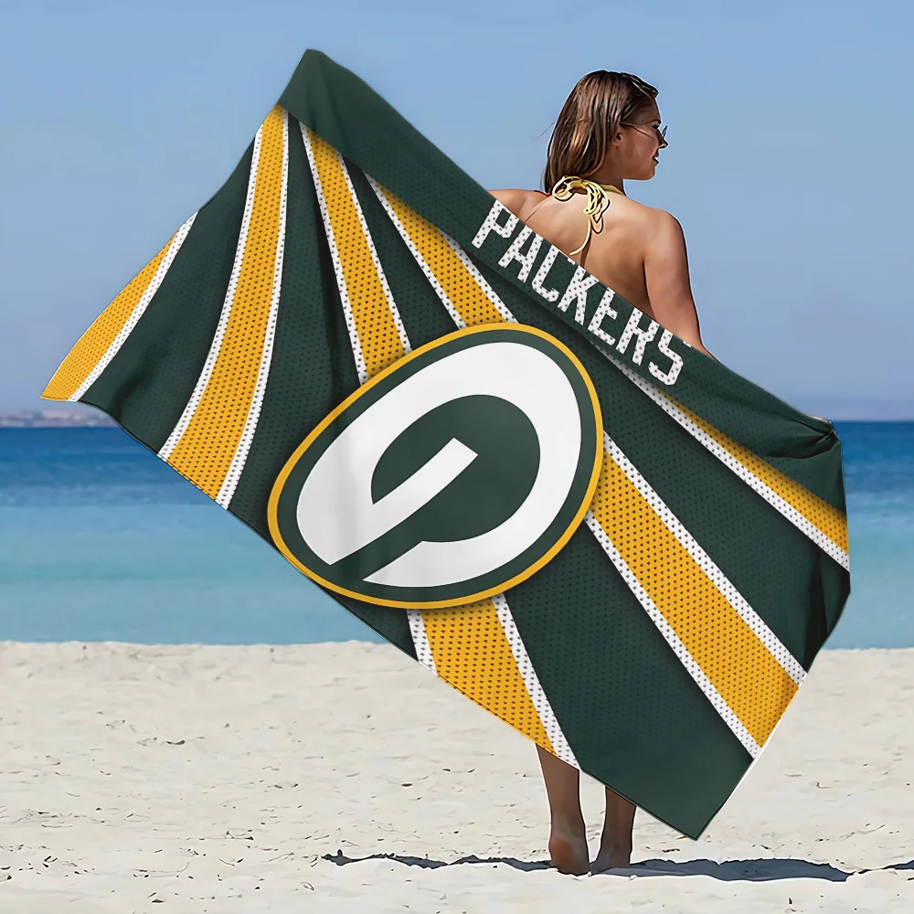 Green B-BayS Beach Towel Microfiber Sand Free Quick Dry Soft Sandproof Pool Towels Gift for P-PackerS Women Travel Gym Shower 3