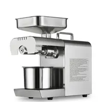 220V/110V Home Oil Press Machine Automatic Hot Cold Press Oil Machine Peanut Oil Presser Sunflower Seeds Nuts Oil Extractor 2
