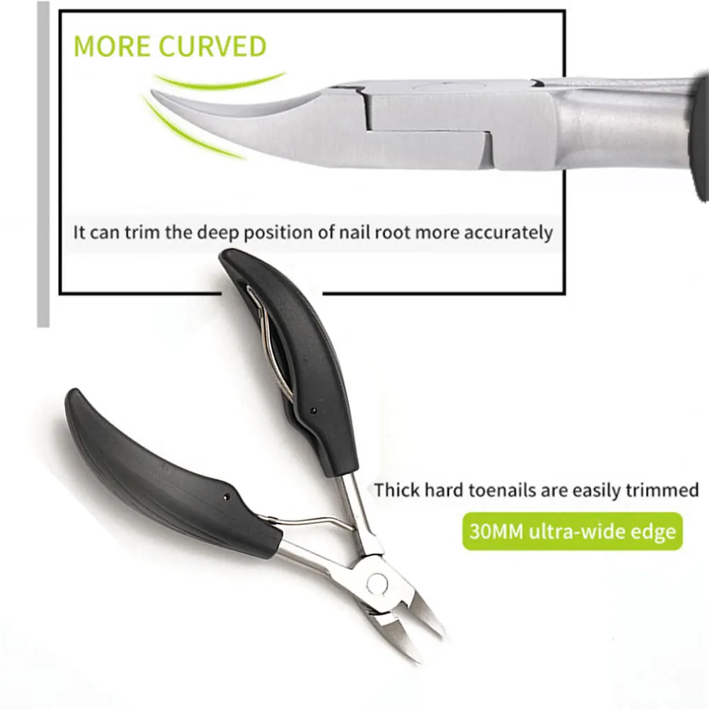 Nail Clippers Ingrown Toenail Podiatry Correction Nippers Cuticle Cutters Cut Paronychia Pedicure Manicure Hand Foot Care Tool