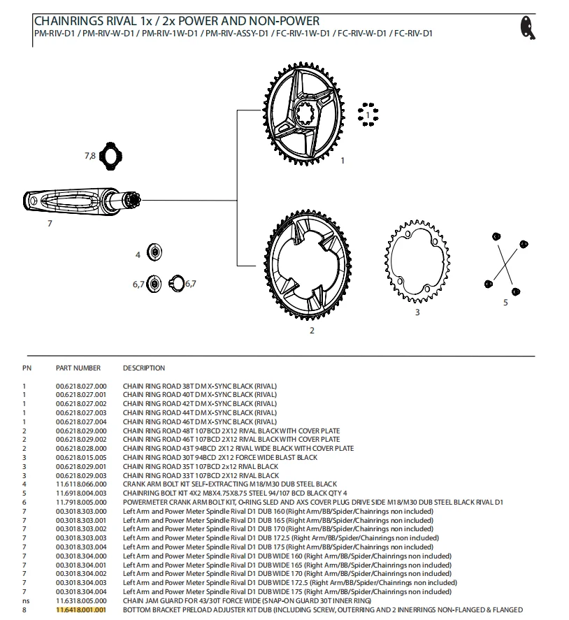SRAM 11.6418.001.001 BB ŰƮ, ε  DUB 2022 WK46