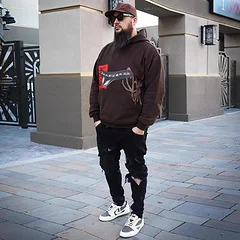 

Travis Scott's highest quality hoodie Ts co branded with the same 1:1 foam print Ins trendy American high street loose hoodie