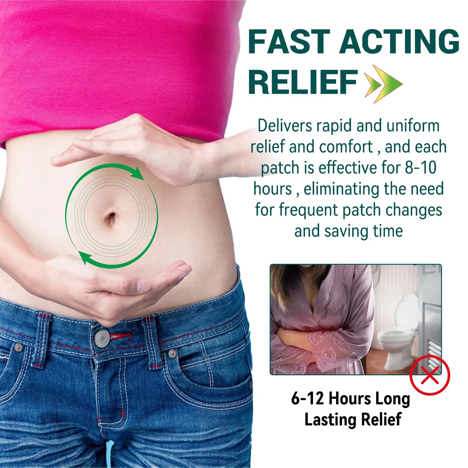Constipation Treatment Patches Laxative Detoxification Reduce Belly Obesity Relief Dry Stool Latulence Moisten Intestine Plaster