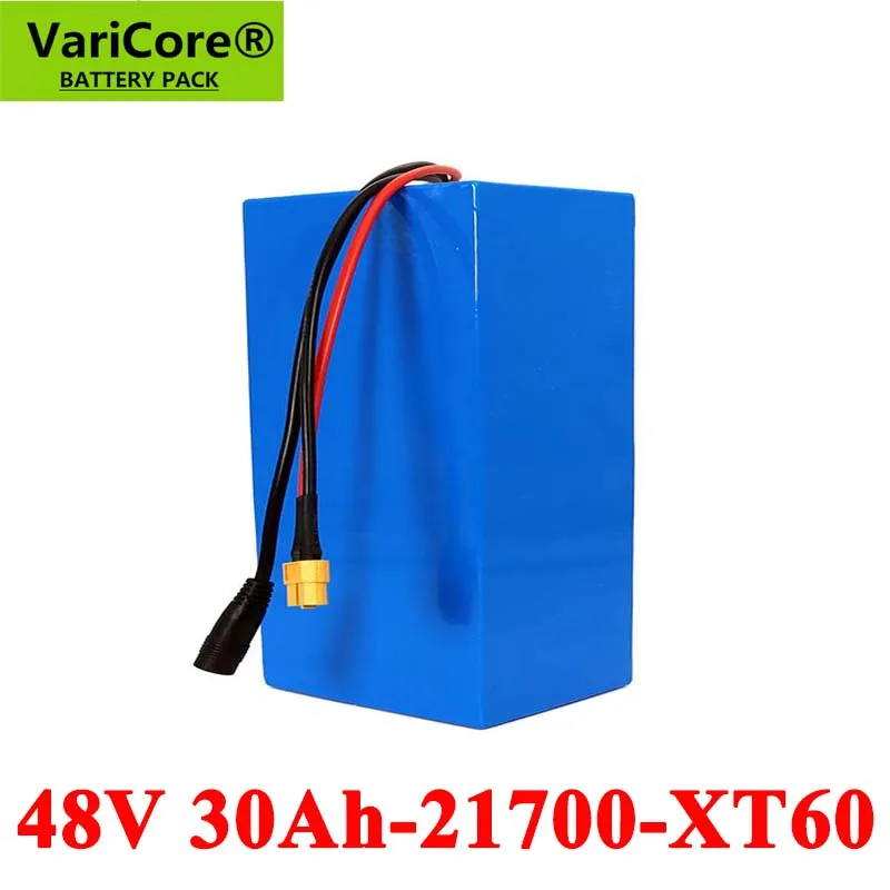 Batteria Agli Ioni Di Litio Varore 48V 30Ah 21700 13 S6P Batteria Per Scooter 54.2V 30000Mah Batteria Per Bici Elettrica Con Protezione Bms