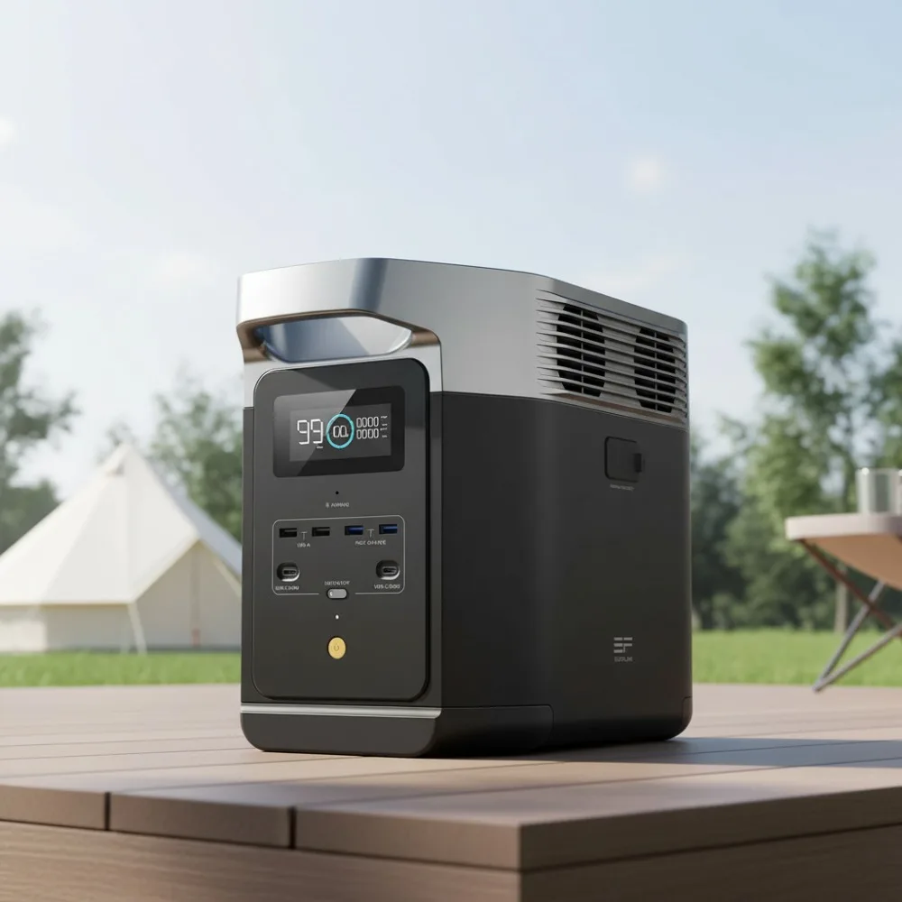 Portable Power Station 1024Wh, 1800W AC Output, Solar Generator for Home Backup, Camping & RVs