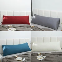 51*137cm Long Body Pillowcase Ultra Soft Cotton Pillow Case Solid Color Long Lovers Wedding Pillowcases Decorative Throw Pillow 2