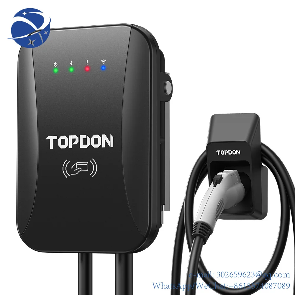 

yyhc TOPDON Manufacturer Factory Supply Ocpp Level 32A 16A 7kw 11kw 22kw PluseQ AC Home Fast Charger Station Wallbox EV Car Char