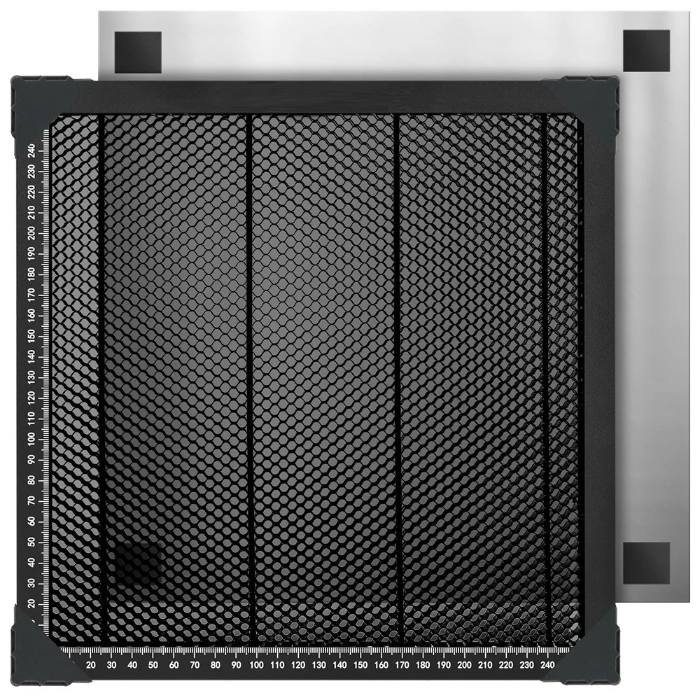 300 x 300 mm 400 x 400 mm Lasergravierer-Arbeitsbett Waben-Arbeitstisch für CO2-Laserschneidemaschine S9 TTS55Pro TS2 Aluminiumplatte – Detail 8