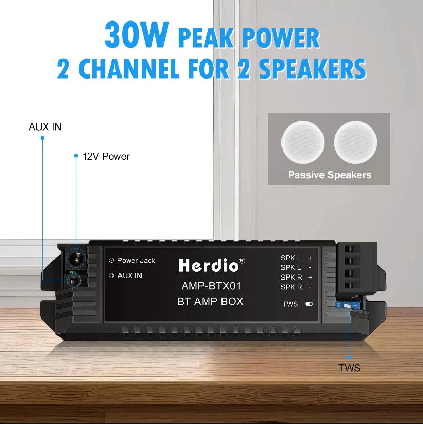 speaker dimensions and installation view