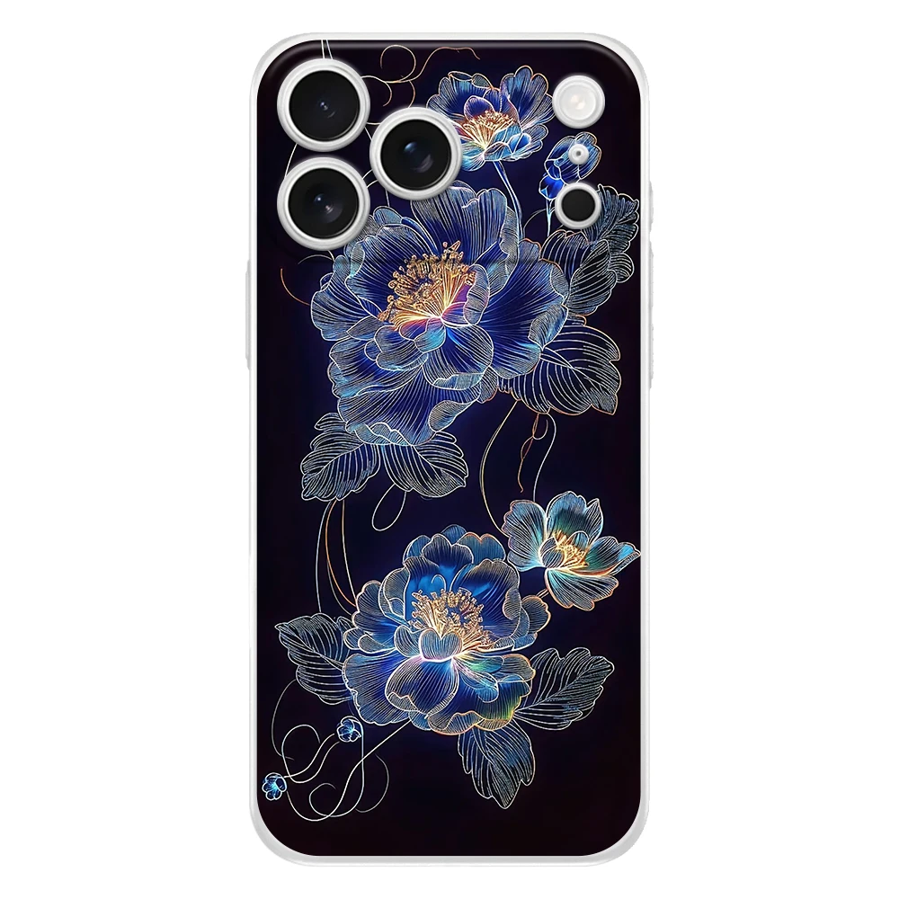 Elegant Floral Ink Wash Soft Phone Case – Easter Edition