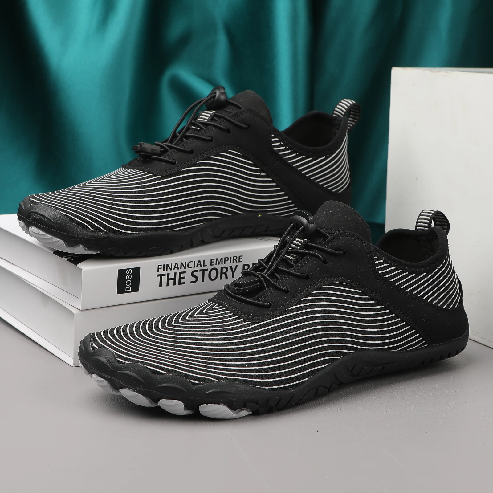 أحذية مائية مانعة للانزلاق قابلة للتنفس ، شاطئ حاف...