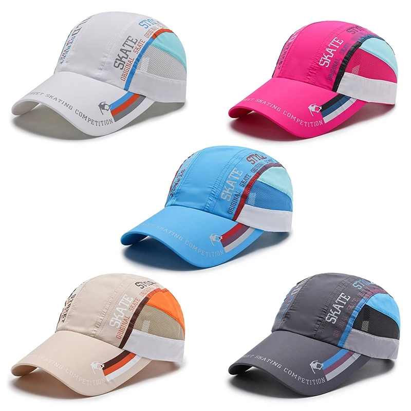 

2022 Quick Drying Thin Breathable Baseball Cap Men Women Sport Outdoor Hiking Mountaineering Cycling Fishing Hat
