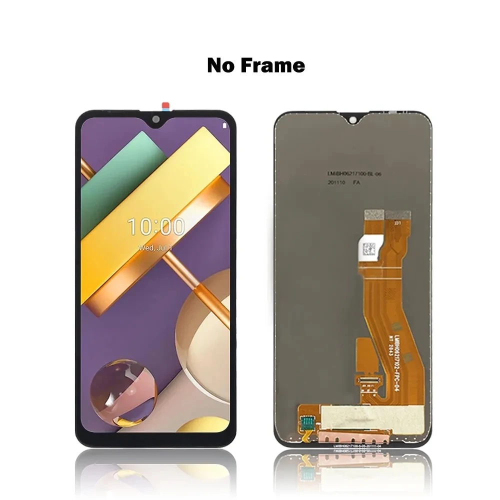 100% Original LCD For LG K22 Display Touch Screen Assembly Digitizer For LG K22 Plus LCD Screen LM-K200BAW Wirh Frame