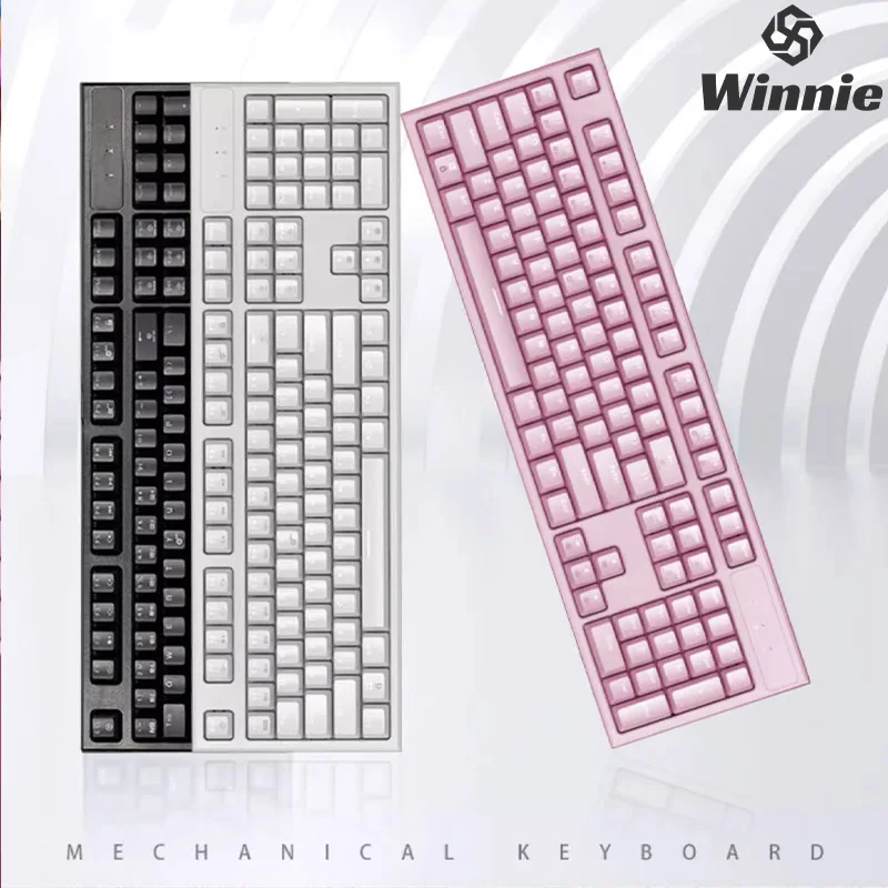 

Hyeku iSeries Wired Metal Mechanical Keyboard Hot Swap Kailh Switch Office Keyboard PBT Keycap N-Key Rollover Gaming Keyboard