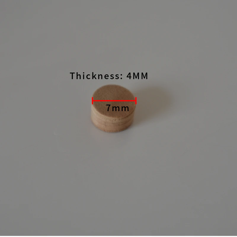 100 Saxophone Key Cork Pads Silencer Pads Musical Instrument Accessories Repair Parts 7mm*4mm