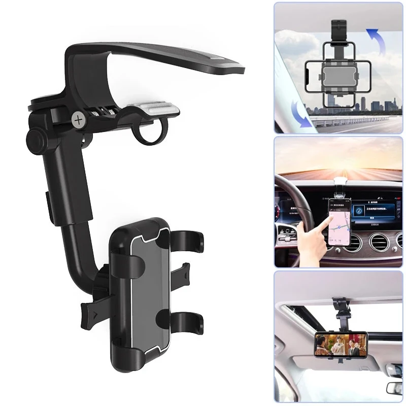 

Car Sun Visor Phone Holder Dashboard Smartphone Stand For Toyota Rav4 Land Cruiser Fj Cruiser Highlander Prado Sequoia Terios