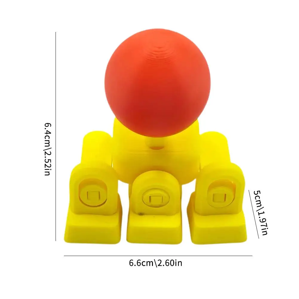 3D 프린팅된 기계식 키보드 외부 게임 조이스틱 - 격투 게임용 WASD 이동 기능, 교차축 버튼과 호환 가능
