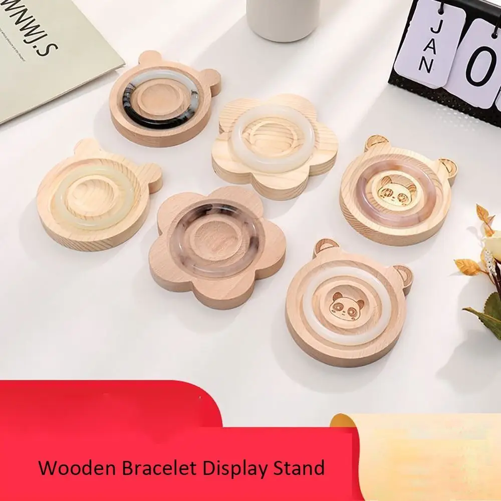 

Wooden Handstring Bracelet Display Stand Design Craft Storage Jewelry Making Organizer Necklace Beading Plate