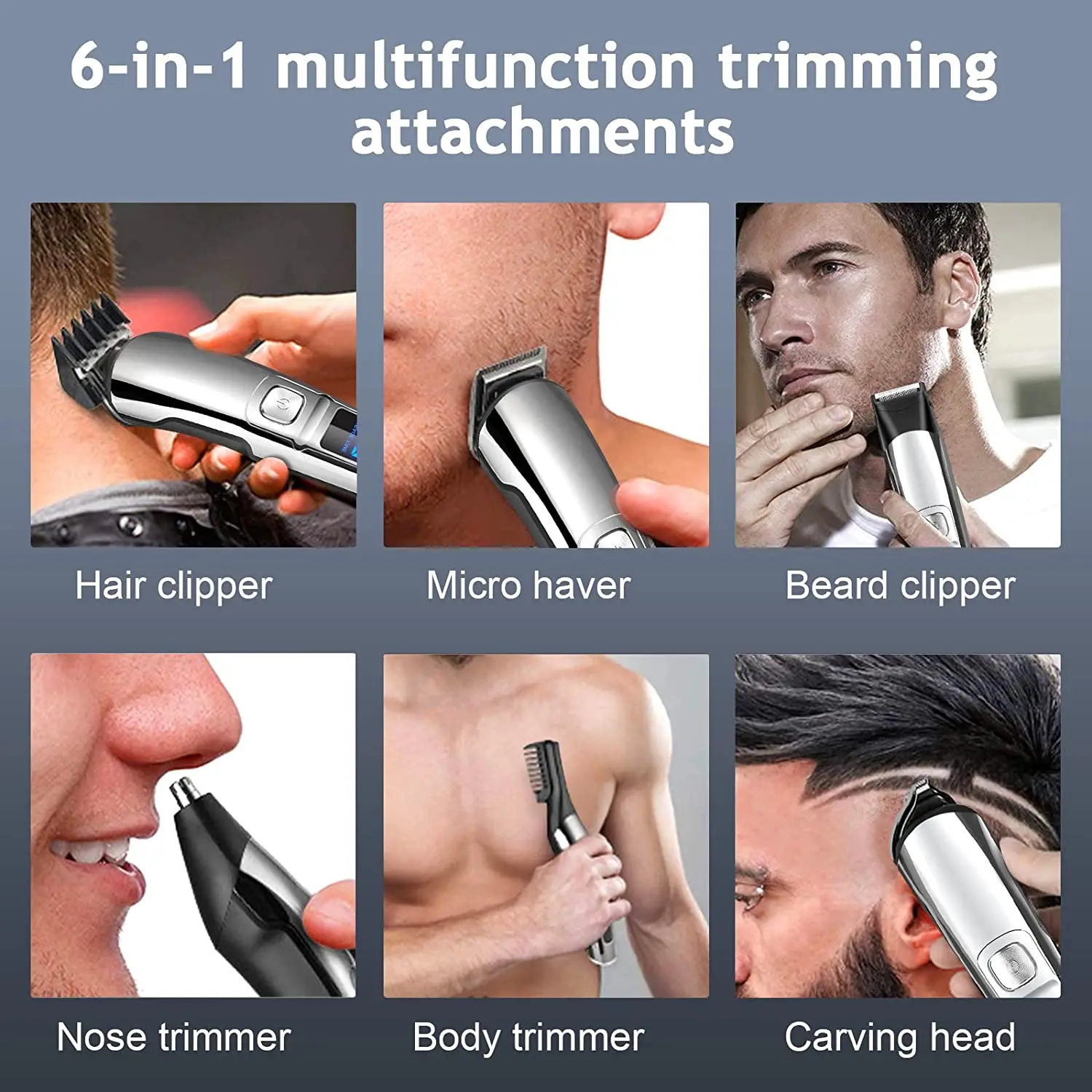 hair trimmer hair clipper men all in one kit grooming body face beard electric cutting machine waterproof
