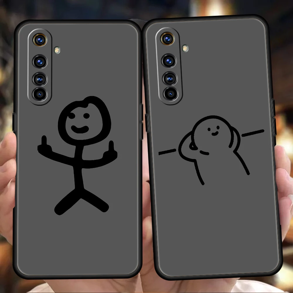 Matchman Cartoon Shockproof Silicone Phone Case