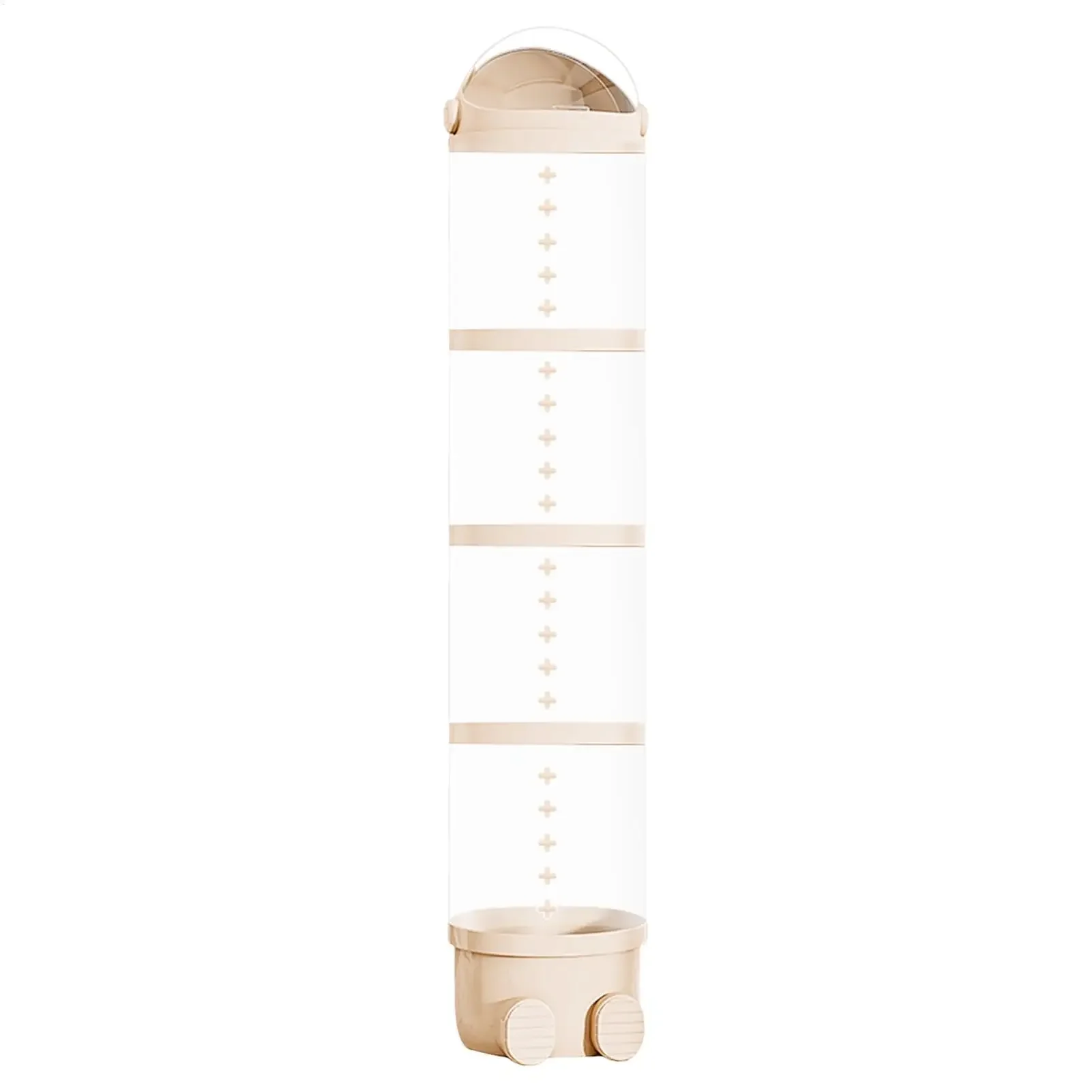 Tube de rangement pour animaux en peluche, seau transparent pour organisateur de jouets d'enfants, grand seau de rangement pour exposition de poupées pour chambre à coucher et salon