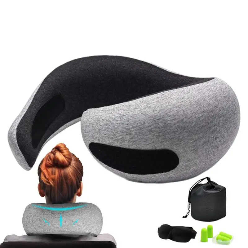 

Дорожная подушка для шеи, подушка для поддержки шеи, подушка для самолета, удобный дышащий чехол, подушка для самолета, комплект для путешествий
