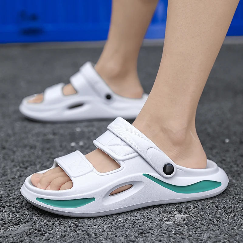 Men's EVA Thick Sole Anti-Slip Sandals Lightweight Comfortable Durable Perfect for Indoor Outdoor Use Multiple Colors Available