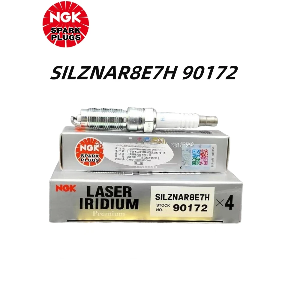 

3/4Pcs Original NGK SILZNAR8E7H 90172 Brand Laser Iridium Platinum Spark Plug For Ford Focus 2018-2020 Ecosport 2013-2019 1.0T