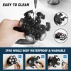 Sejoy Electric Head Shaver for Bald Men 7D Floating Head Hair Trimmer Rechargeable 6 In 1 Waterproof Wet Dry Beard Razor 4