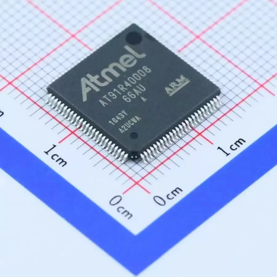 

2-10PCS AT91R40008-66AU AT91R40008 QFP-100 ARM microcontroller -MCU