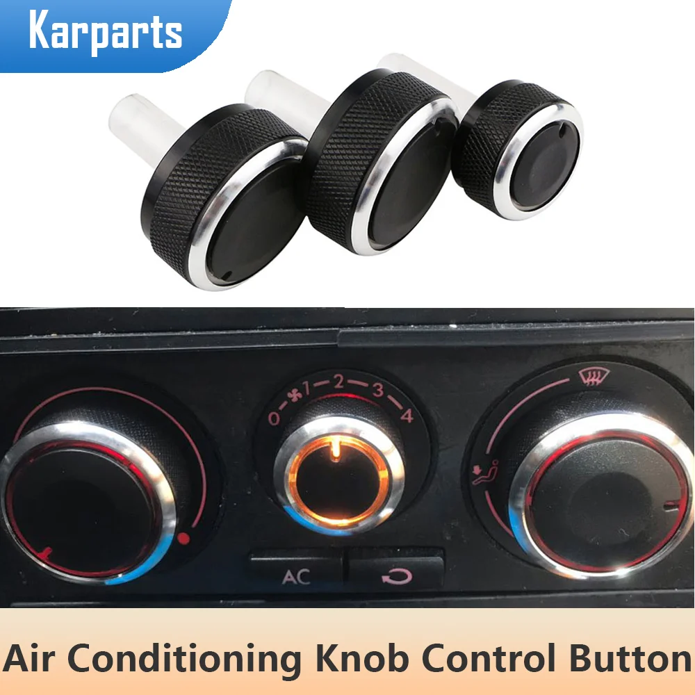 Car Air Conditioning Knob Ac Switch Knob Heat Control Button For