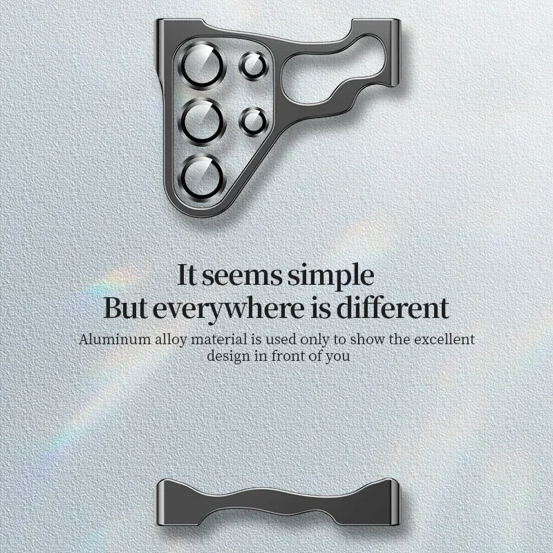 Aluminum Metal Rimless Phone Case For Samsung Galaxy S24 S23 Ultra Lens Protective Film Hollow Logo Cooling Anti-drop Case