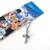 Cartoon Gray Fullbuster Necklace Metal Pendant Cross Alloy Chain Cosplay Costume 5