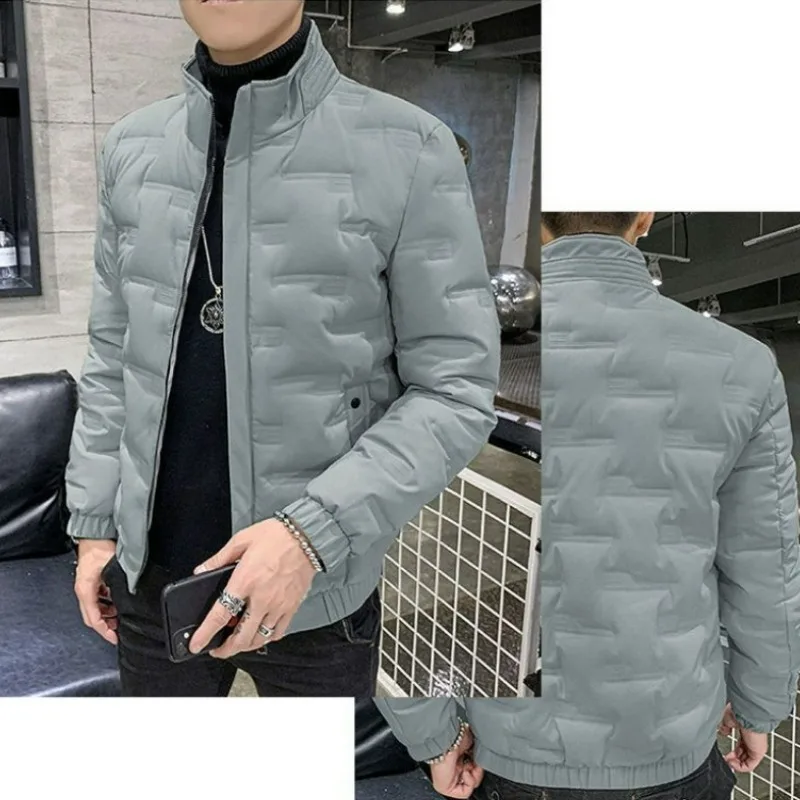 Boutique down Jacket Men Winter Trendy Loose Youth Thick White Duck down Warm plus-Sized Coat Fashion