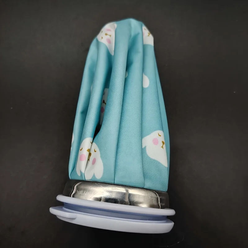 4-piece Reusable Ice Pack, Hot and Cold Hot Water Bag, Adult Cold Compress Bag, 3 Sizes (cute Fruit Style)