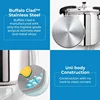 Buffalo 15 Quart Pressure Cooker Stainless Steel - Large Canning Pot with Lid for Home, Commercial Use - Easy to Clean 2