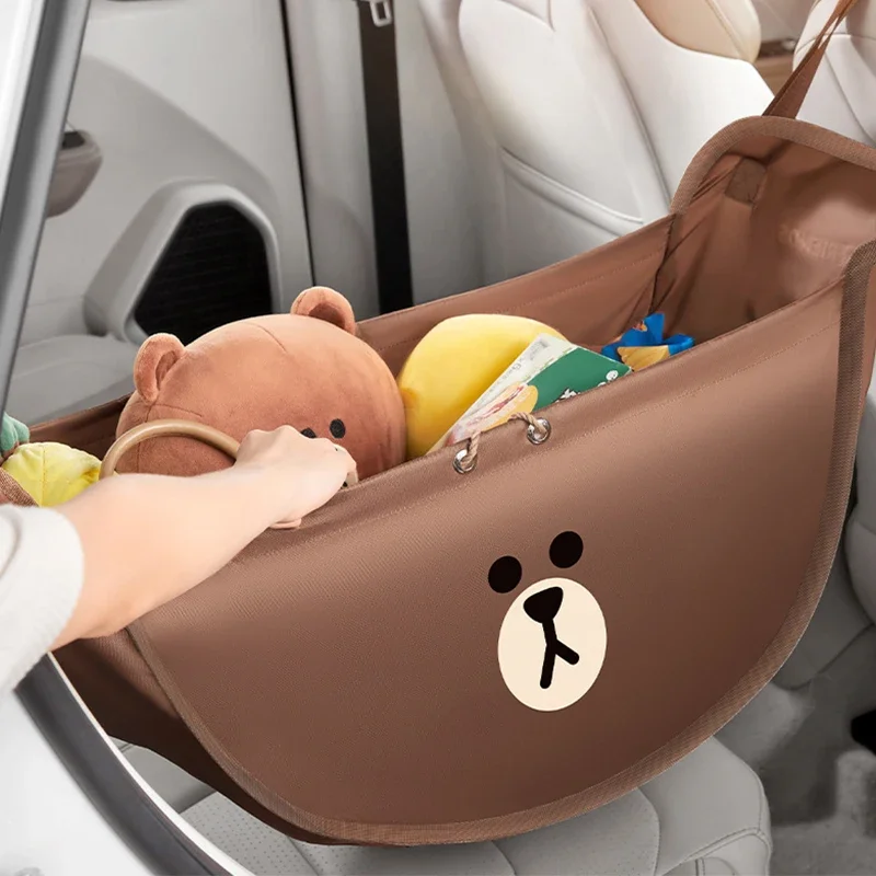 Portable Car Storage Bag Anime Cartoon High Capacity Hanging Organizer