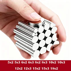 Super Powerful Round Neodymium Magnets - Strong Permanent Magnets - 50 PCS (10x2)