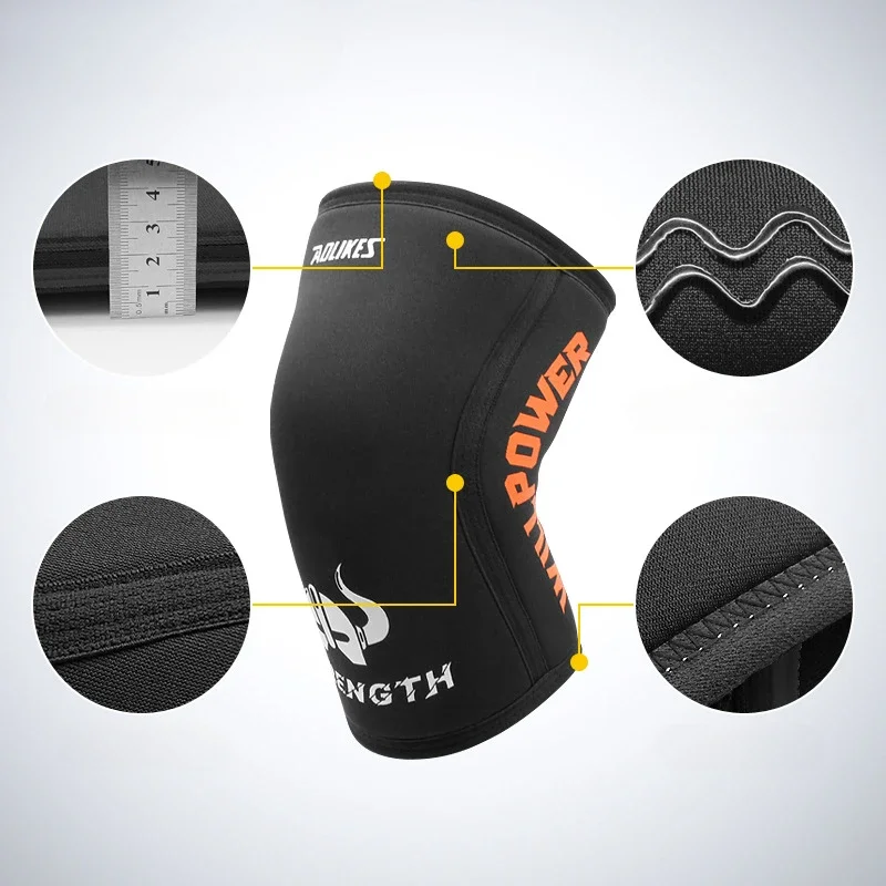 Premium 7mm Neoprene Knee Sleeve for Weightlifting and Crossfit Training