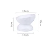 ceramic Raised Cat Bowls, Tilted Elevated Food or Water Bowls , Stress Free, Backflow Prevention, Dishwasher and Microwave Safe 2