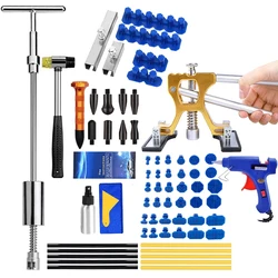 Garage Tool Dent Removal and Repair Kit with Slide Hammer and Suction Cups - Paintless Auto Body Puller (Set 2)