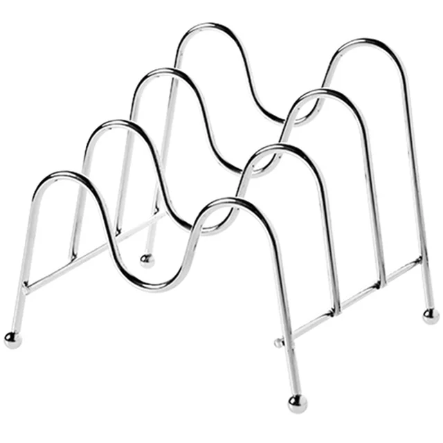 주방 공간을 정리하고 편의성을 향상시키는 3층 냄비 뚜껑 랙