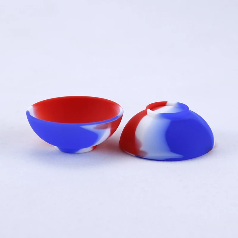 Silicone Bowls 1pc Mini Silicone Bowls Tobacco Silicone Bowl Multicolored Pinch Bowls Reusable Snack Condiment Bowls