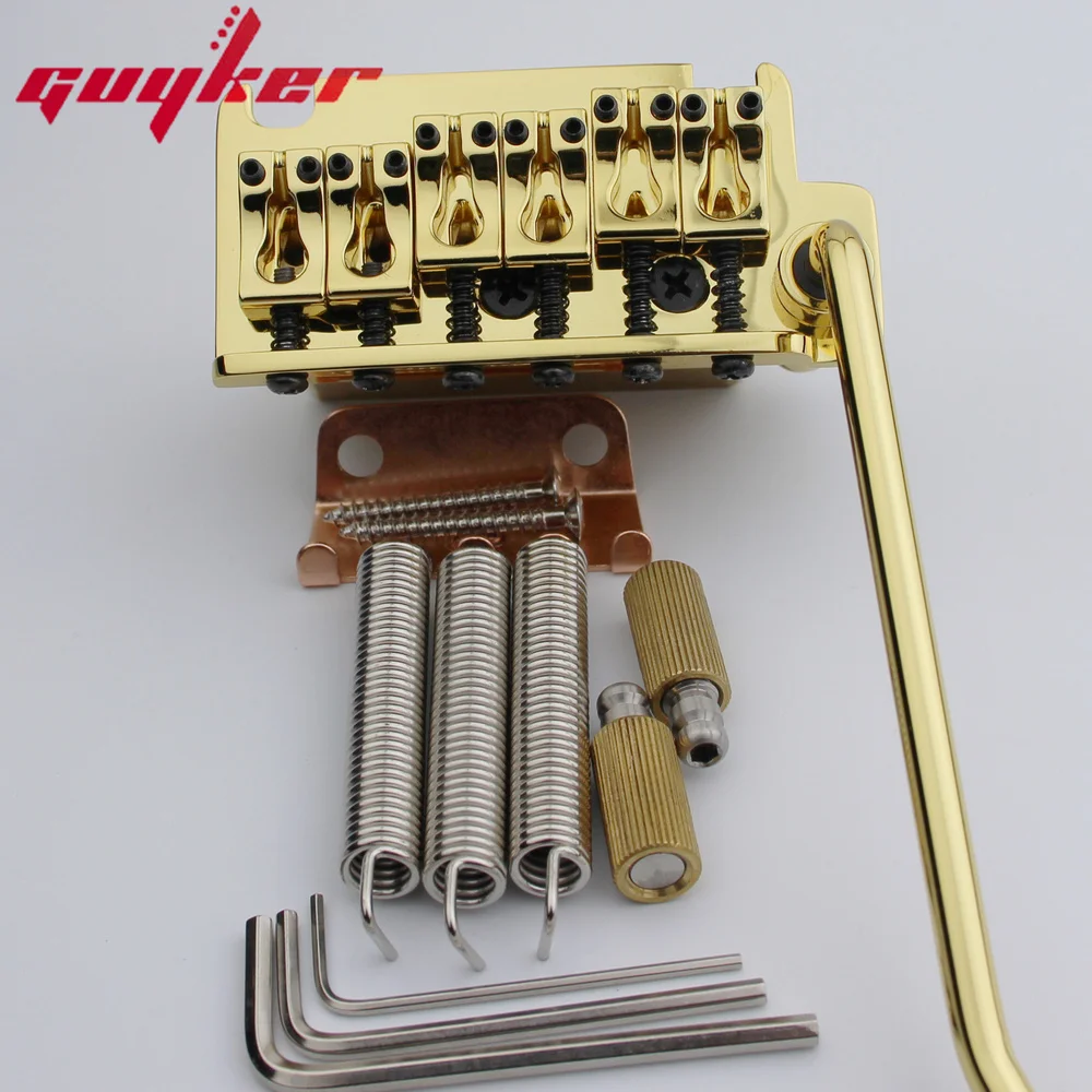 Guyker Guitar Treolo Bridge String Spacing 10.8 With Copper Saddle